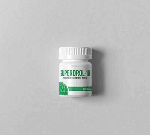 SUPERDROL 10mg x 100 tablets by Global Biotech methyldrostanolone
